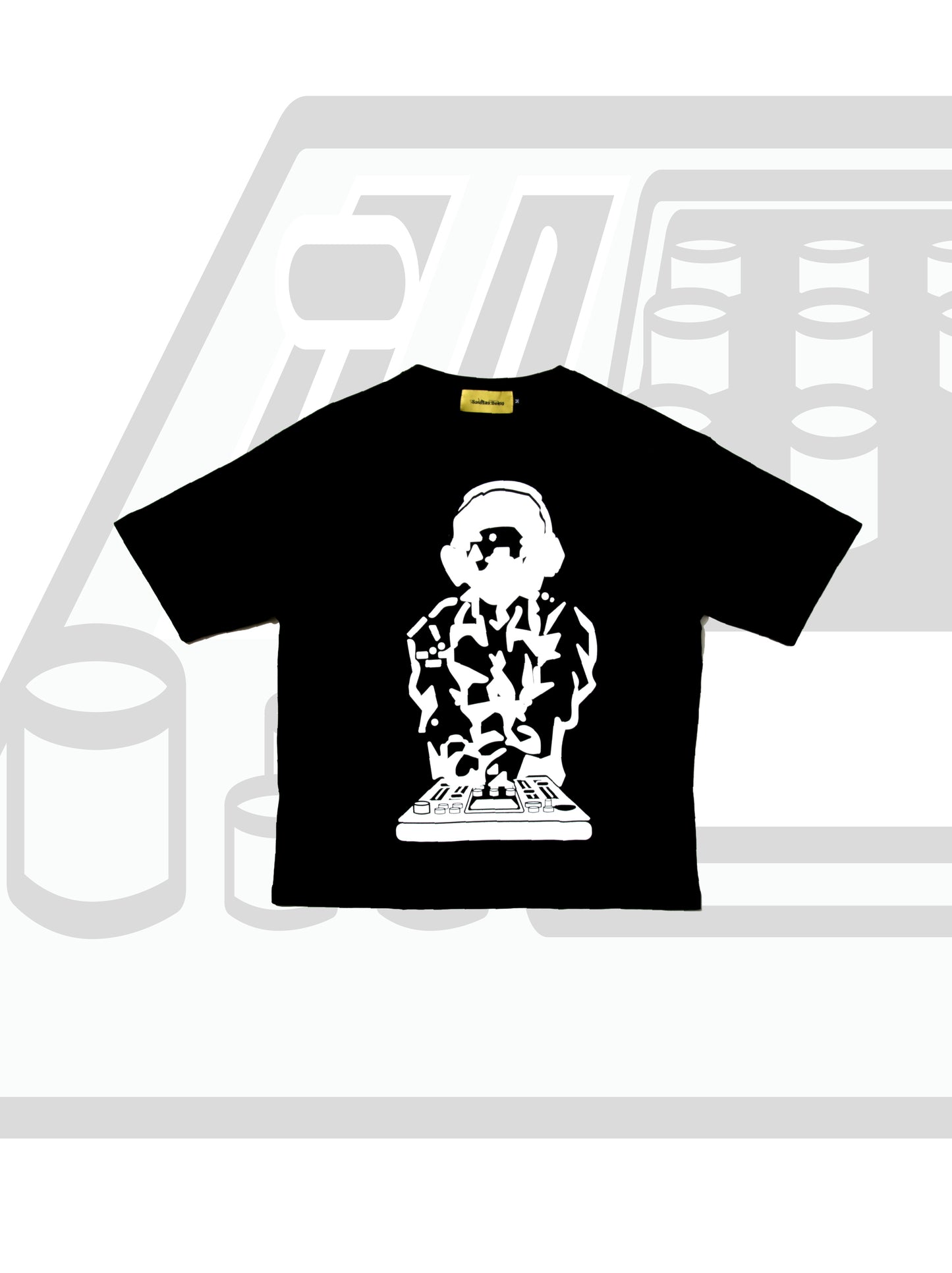 A-Specialized electronic damage T shirts