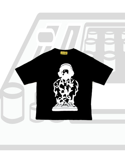 A-Specialized electronic damage T shirts