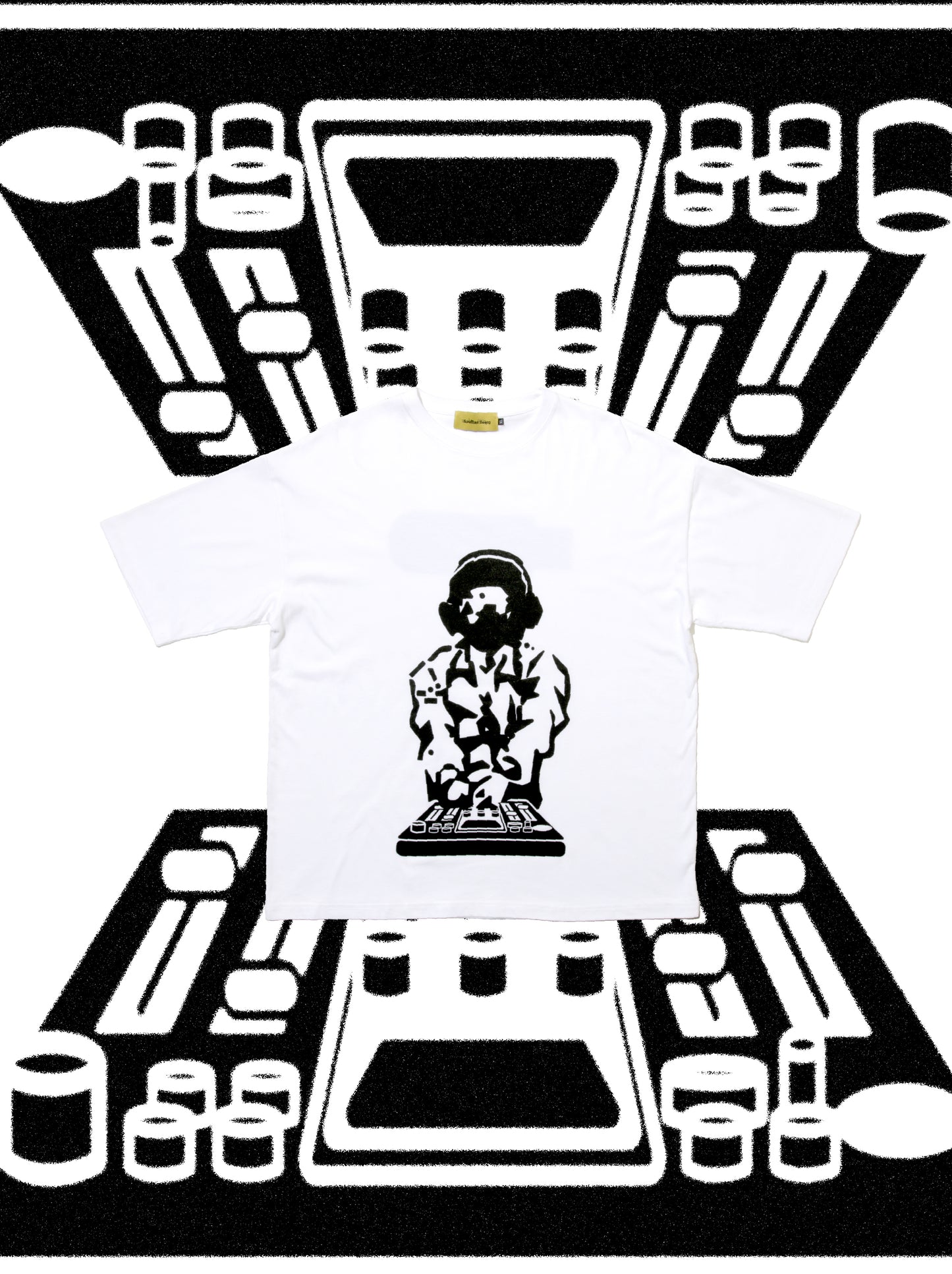 A-Specialized electronic damage T shirts