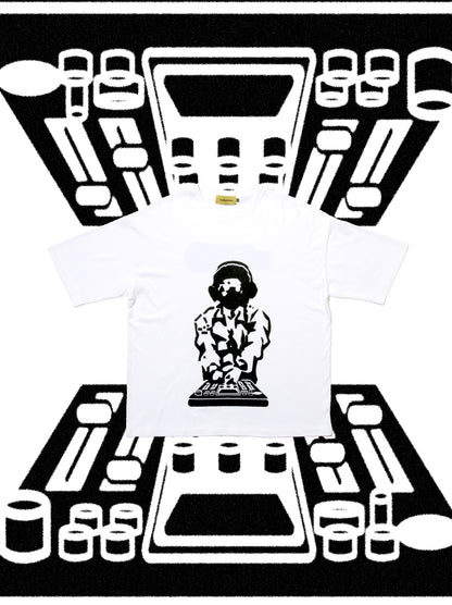 A-Specialized electronic damage T shirts