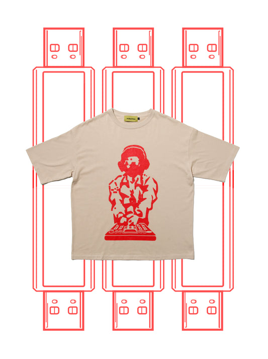 A-Specialized electronic damage T shirts