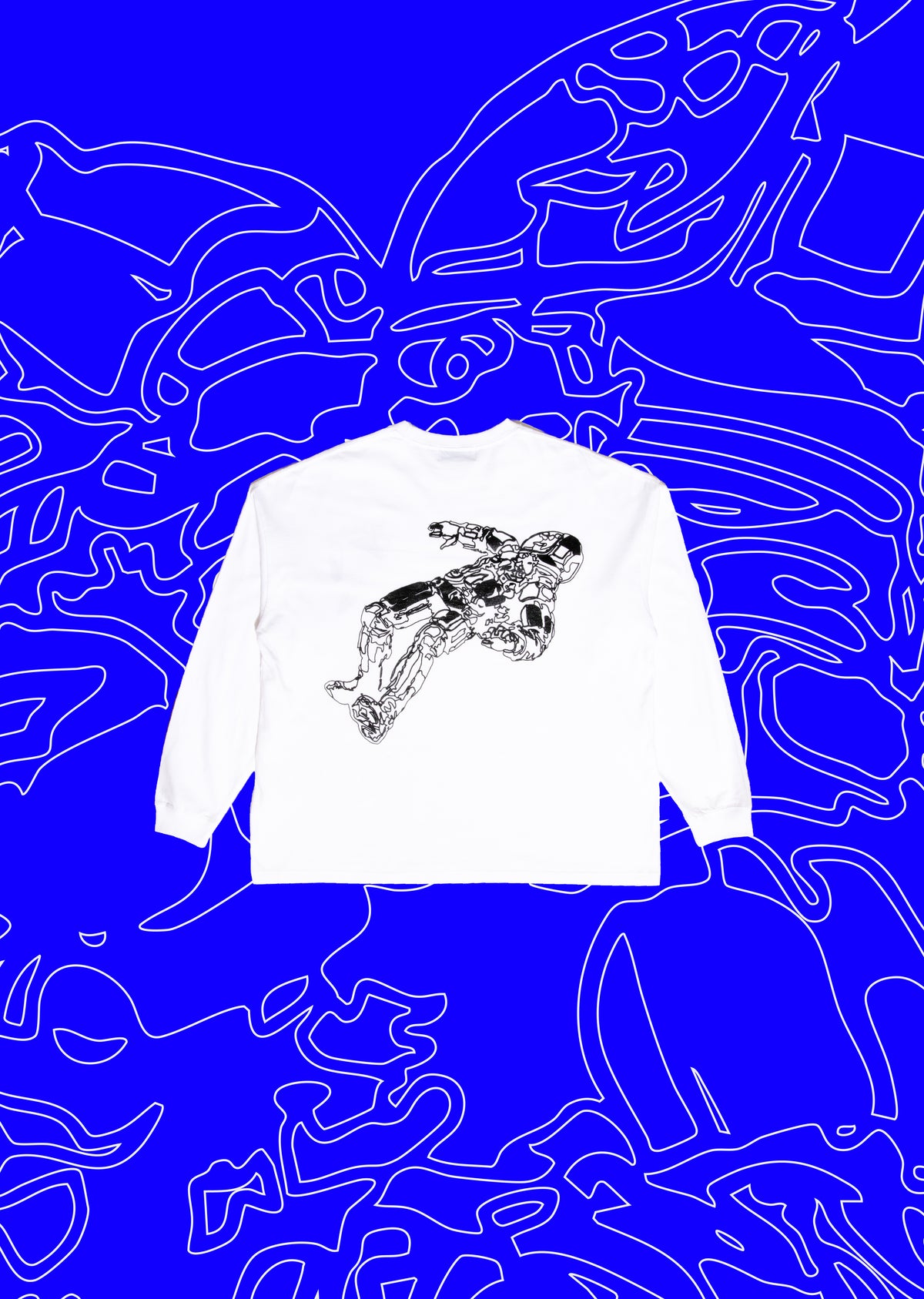 SPACE BOY IN THE HOOD　 L/S CREW TEE