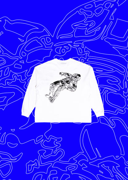 SPACE BOY IN THE HOOD　 L/S CREW TEE