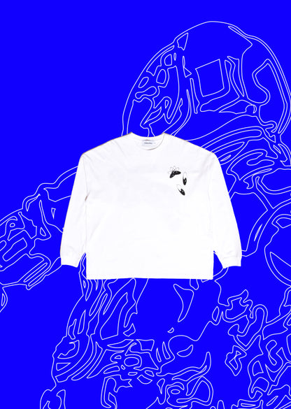 SPACE BOY IN THE HOOD　 L/S CREW TEE
