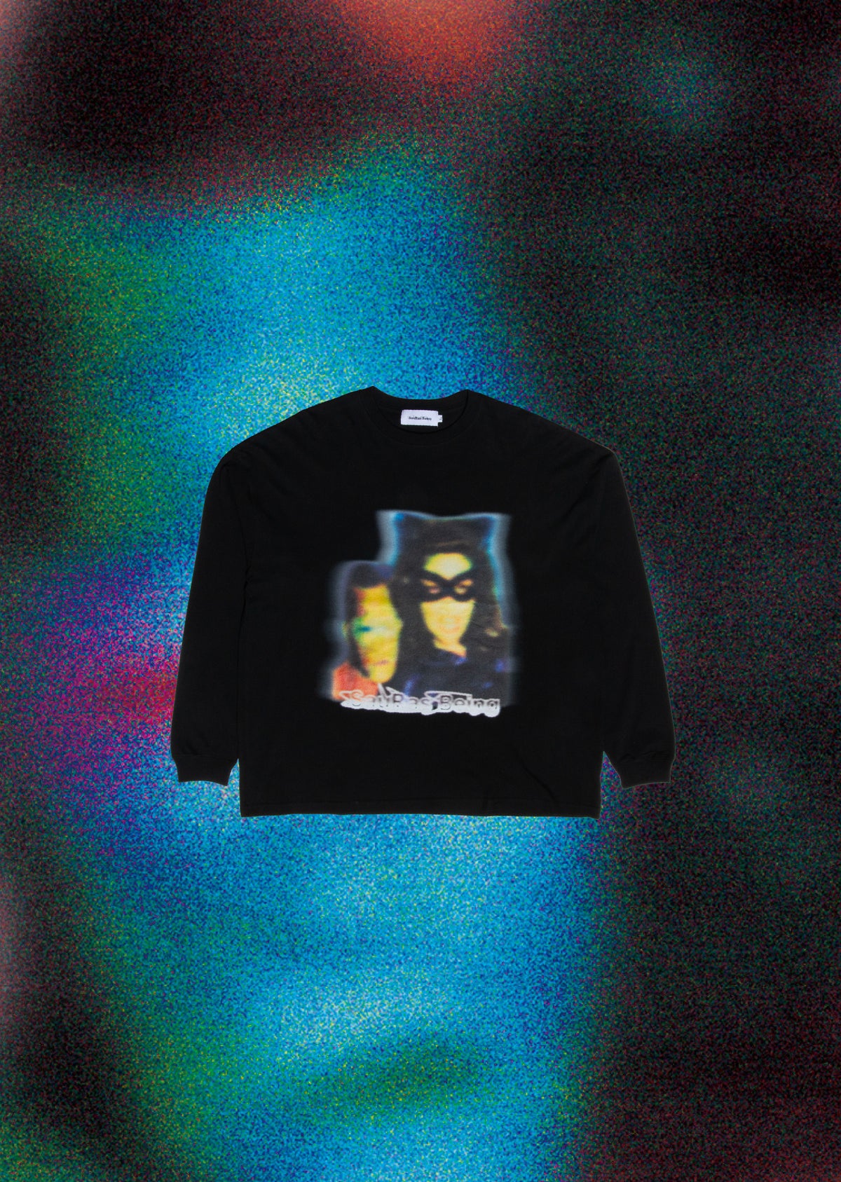 PARTY CAT　L/S CREW TEE