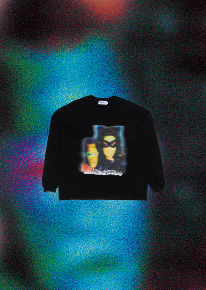PARTY CAT　L/S CREW TEE