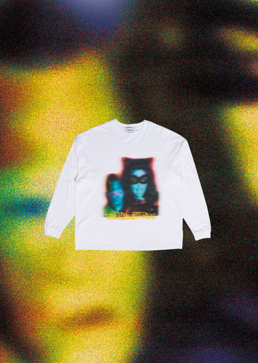 PARTY CAT　L/S CREW TEE