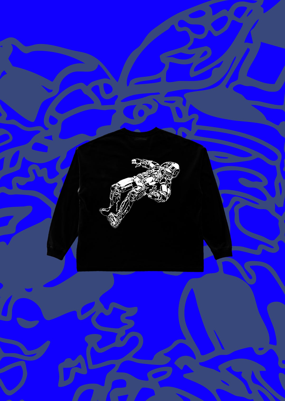 SPACE BOY IN THE HOOD　 L/S CREW TEE