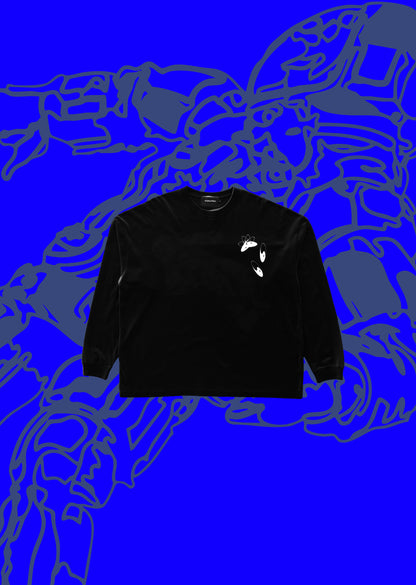 SPACE BOY IN THE HOOD　 L/S CREW TEE