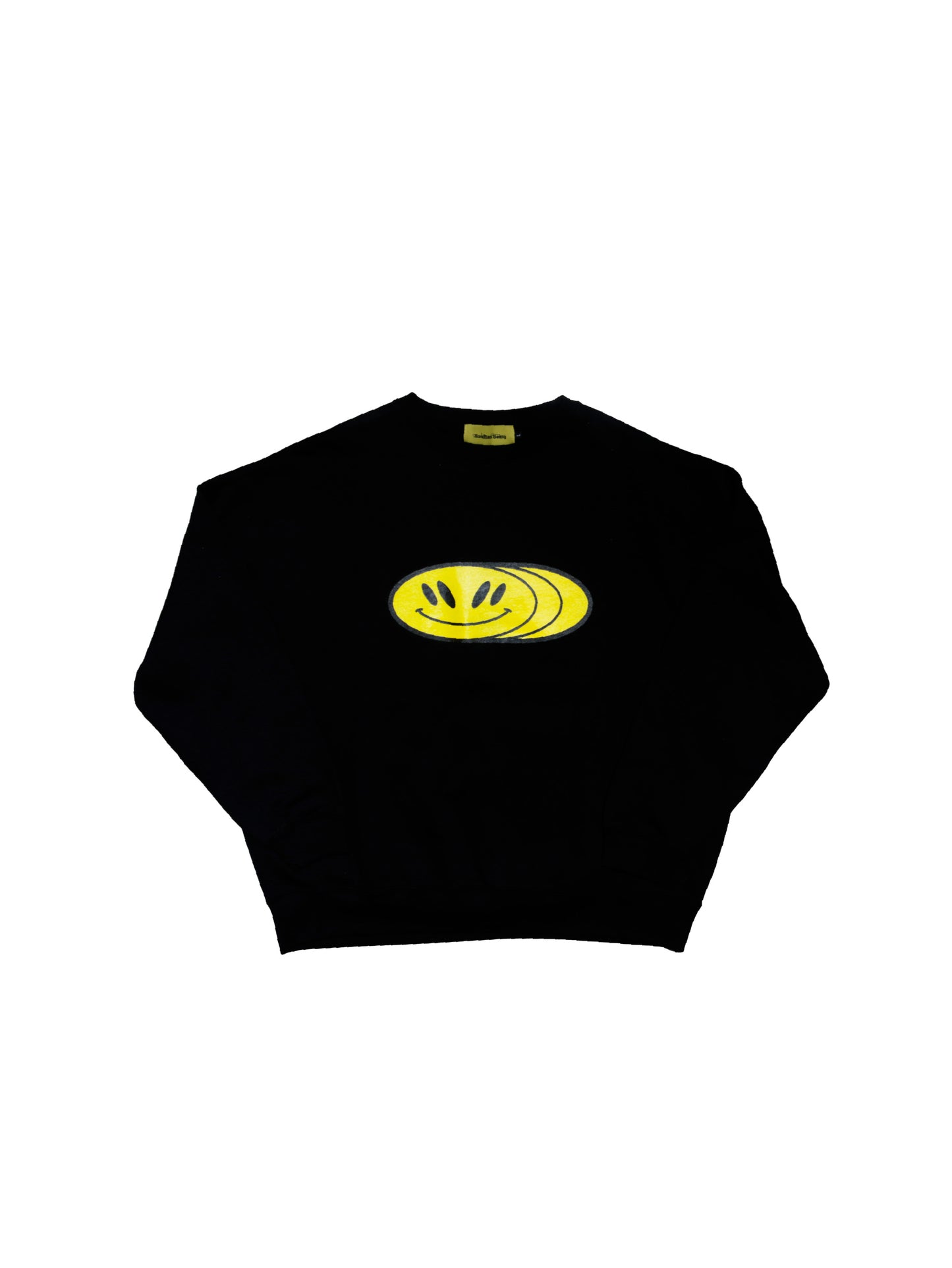 A-Same Smiley L/S CREW SWEAT
