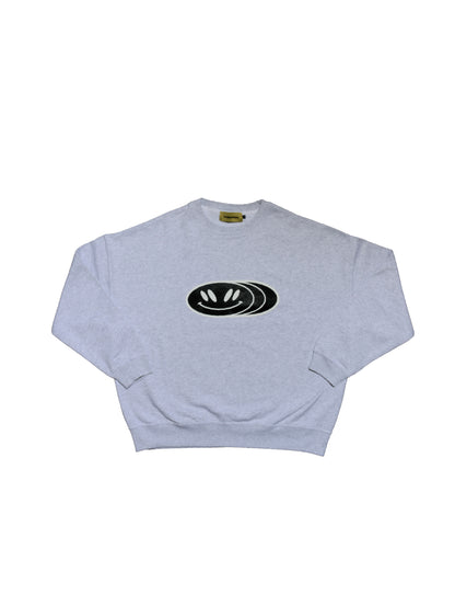 A-Same Smiley L/S CREW SWEAT